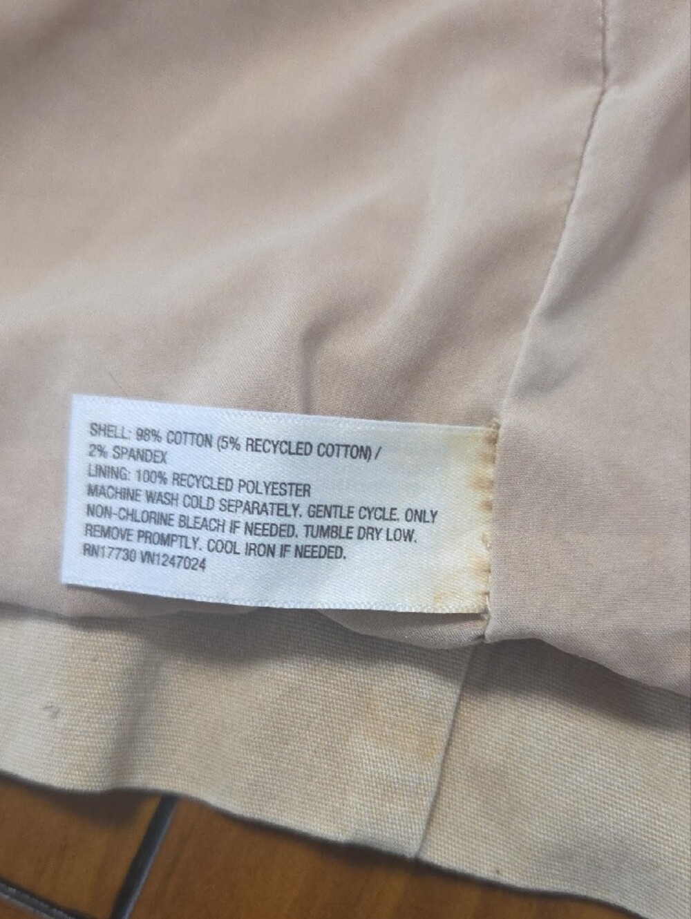 Universal Thread Beige Trench Coat with Belt - Picture 16 of 16